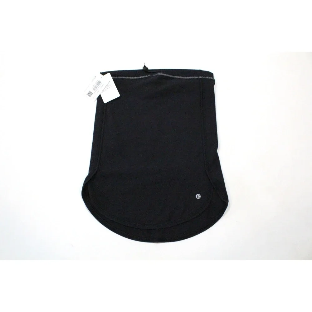Lululemon Cross Chill Run Neckwarmer NWT Black Face Mask Rulu Cinches Reflective